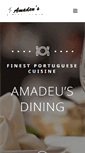 Mobile Screenshot of amadeusdining.com